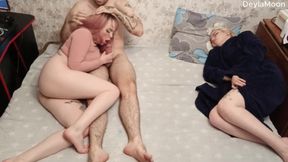 Cheating sex with chubby babe