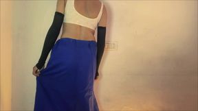 neighbor getting naked for her desi girlfriend. Mature woman taking off her bra and panties, neighbor pressing her Puffy Nipples