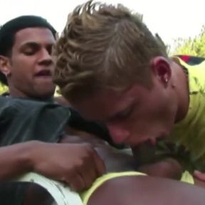 Latino twink fucked by xxl black cock