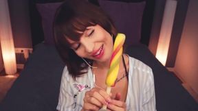 Intense ASMR Ice Licking and Mouth Sounds Experience