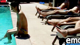 Thirsty for Each Other Steamy Poolside BJ Session with Austin Lucas and Philip Ashton