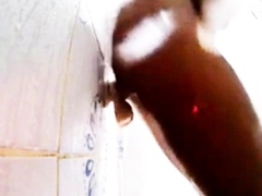 shower wall dildo makes me cum and cum