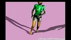 Busty Cyber Bunny Teases Gamer into VR Seduction Spiral