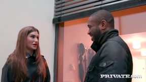 Sarah Sultry enjoys intense DP action in interracial gang