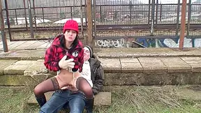 Want To See A Glorious Outdoors Public Fucking?