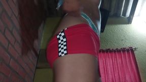 I ask her to be my girlfriend and she immediately takes off her panties and asks me to break her pussy like her ex did