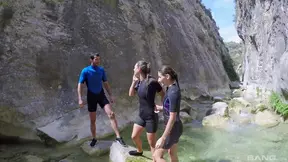 Outdoor Orgies: Julia Roca & Friend Craving Cock Together Naturally