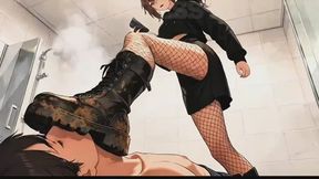 Chunky Boots Worship Session - Yuki Makes You Lick Her Muddy Soles