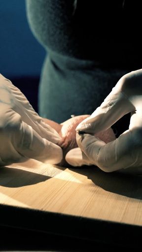 First Time Ball Nailing and Needles Through Gland