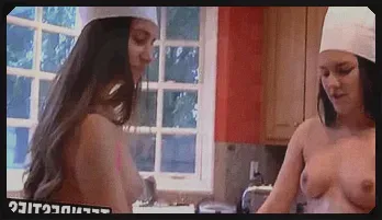 Besties' Wild Kitchen Foursome with Hung Stud