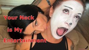 Your Neck Is My Entertainment - Morgana Soles And Autumn Bodell Vampire Throat Worship Neck Licking Throat Biting Mesmerized Woman Following Orders WMV