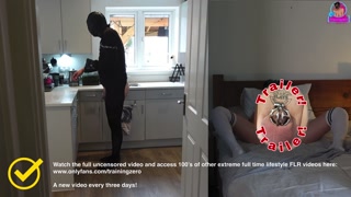 Training Zero Anal Ass Hooked Slave! Bondage BDSM Real Homemade Amateur Orgasm Cum MILF Wife FLR