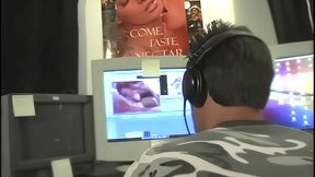 Blonde Teen Takes Thick Black Cock In Mouth And Pussy