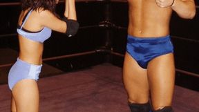 Car and Ring Collision - AJ Sparx vs Jon Moxley (IN HIGH DEFINITION)