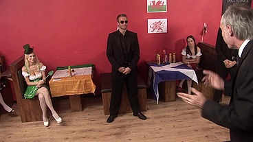 Kaia Kane And Stacey Saran In Big Boobed Group Sex