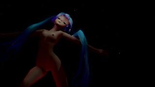 MMD Miku Micro Bikini FireWorks R18+ 4k