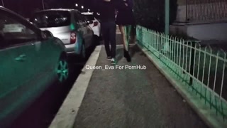 AMATEUR CUCKOLD - Submissive cuckold husband takes slutty wife to hotel in car with lover