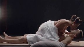 Vanessa Decker blindfolded man eats her out then fucks her missionary