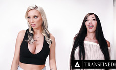 transfixed stacked model brittney kade stiff bangs sexy