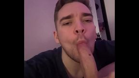 Sucking my Boyfriend'_s Cock and Teasing You