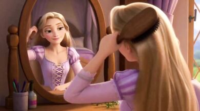 Tangled Rapunzel blowjob debut gone messy gushing HD Ai
