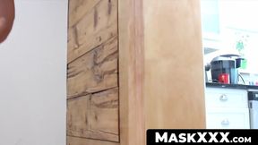 MaskXXX.com - Muscular hunk Brad finds pleasure with hot sex machine assistance