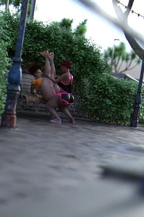 Your Girlfriend Getting Anal Fuckedd by Her Gay Trans Best Friend in the Park
