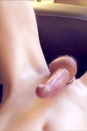 Remasturbated POV Edging Wank with Cockrings Feet and Navel Cum Pool with Slowmo Cum