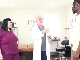 Bulky Nurse Alexxxis Allure Cannot Resist Patient's BBC JM1258