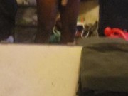 Male model thug dread solo big black dick