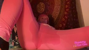 Compilation of Pissing in my Pink Leggings