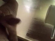 Jerking off in shower at Foxwoods casino