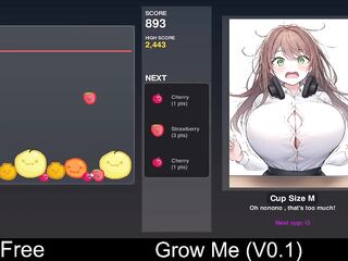 Grow Me (V0.1) (free game itchio) Adult, large-boobs, breast-expansion, Erotic, expansion, giantess, growth, inflation, NSFW, weight-gain