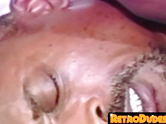 RetroDudes.com - Athletic black guy fucks ass after having his BBC sucked