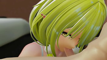 Yukihana Lamy Hentai Blowjob Creampie Vtuber Hololive MMD 3D Blonde Hair