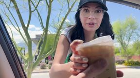 slutty starbucks barista got fired for fucking me - cami strella
