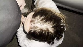 Outside Blowjob in POV
