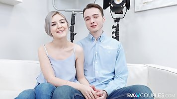 Platinum blonde, Eva Elfie is too horny to hold back from cheating on her boyfriend