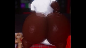 FAT BOOTY BLACK FEMBOY SHAKING HIS MASSIVE ASS