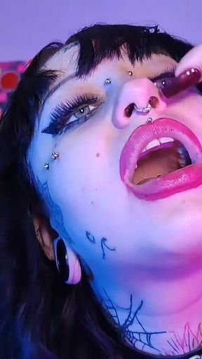 Horny Deedeelove Big Boobs Armpits and Nose Fetish Film