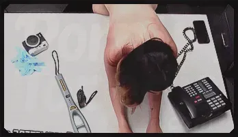 Brunette Callie Jacobs Satisfies a Policeman's Cravings