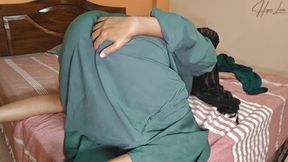 Hot Beautiful Young Hijab MILF Doggystyle Sex.
