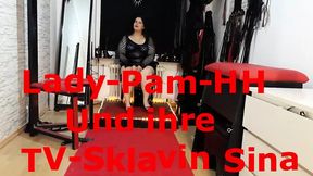 Lady Pam Hh and Her TV Slave Sina