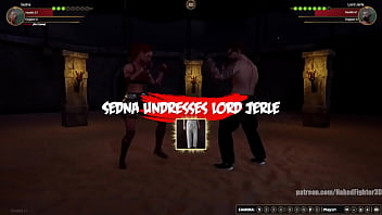 Sedna VS Lord Jerle (Naked Fighter 3D)