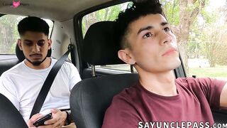 Horny driver Sebas Gold wants Alexander Rajeshs juicy meat as compensation