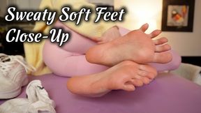 Taking Off My Sneakers & Socks After Workout – Close-up Sweaty Feet T
