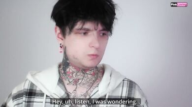 Bumped into her stepbrother in a video chat room and cum on him (Episode 1) - pinkloving