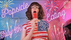 Popsicle eating 4th of July part 1 - Sara Desire XO - Femdom