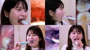 Maina Yuuri - Observing Maina's teeth, mouth, and back of the throat with a dental camera - MOV 1080p