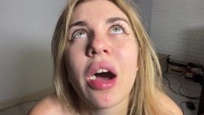 A Close up View of Mouth, Gum and Drooling